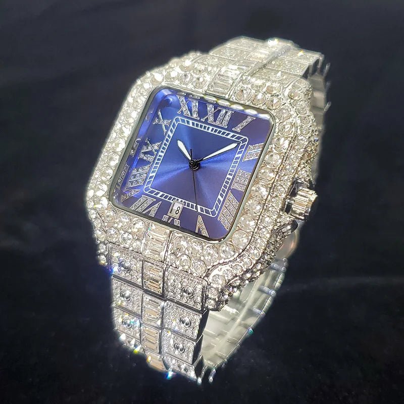 WEISIKAI Luxury Diamond Iced Out Quartz Watch - THE CLASSICS #carrollclassics