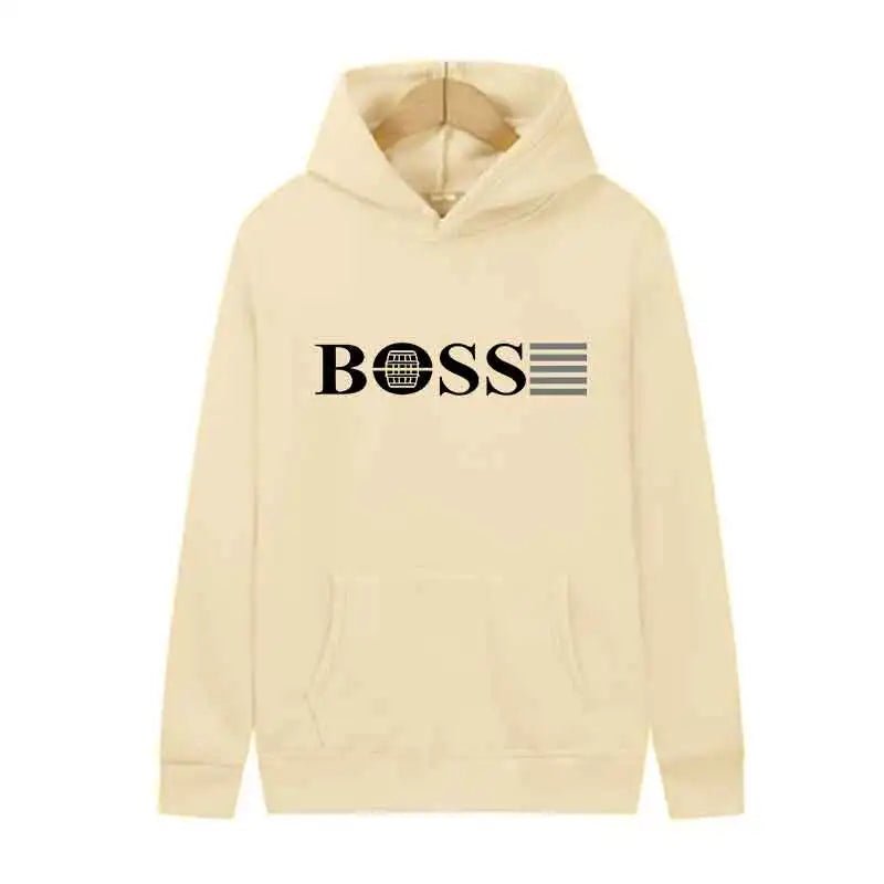 BOSS Fashion Trend Hoodie Casual Streetwear Pullover