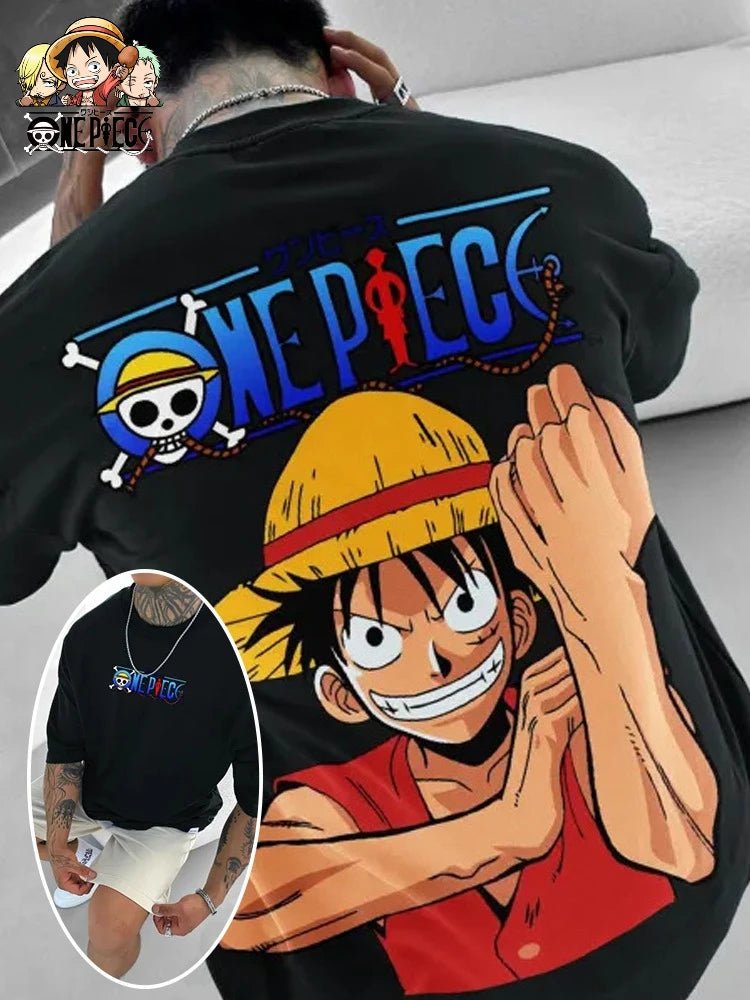 2026 New One Piece Luffy Zoro Graphic Short Sleeve T-shirt