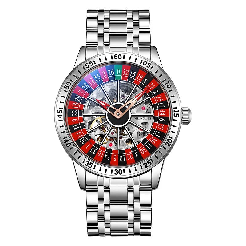 MUKUO Luxury Gambling Rotating Plate Dial Wristwatch - THE CLASSICS #carrollclassics
