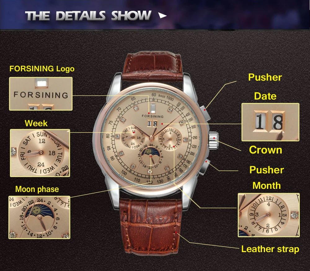 FORSINING Elegant Wristwatches - THE CLASSICS #carrollclassics