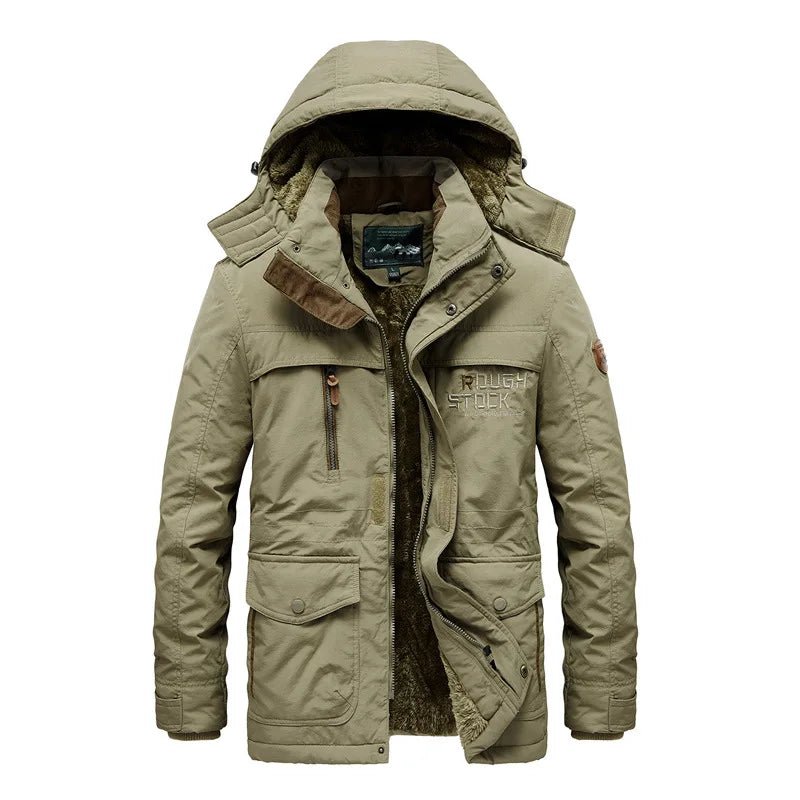 ROUGH STOCK Men's Winter Fleece Lining Outdoor Parka Coat - THE CLASSICS #carrollclassics