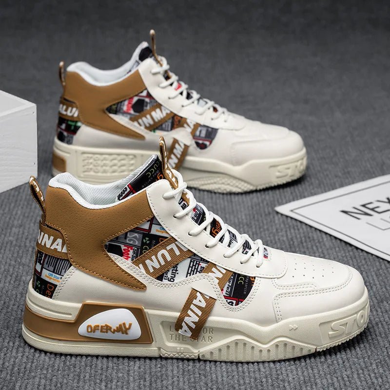 Stylish cool streetwear meets retro skateboarding sneakers - level up your style