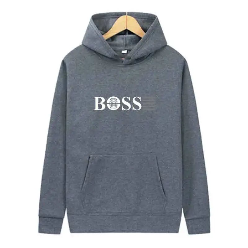 BOSS Fashion Trend Hoodie Casual Streetwear Pullover