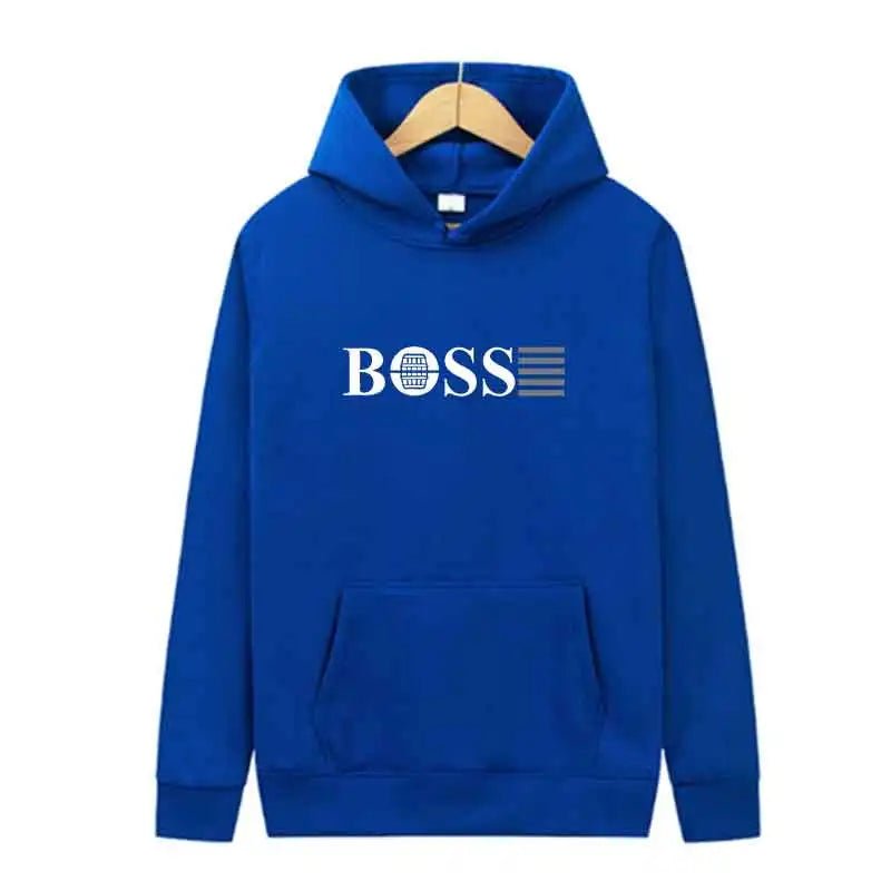 BOSS Fashion Trend Hoodie Casual Streetwear Pullover