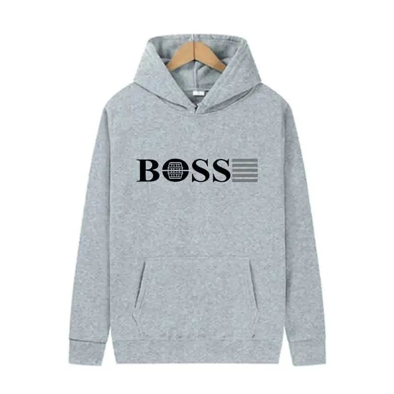 BOSS Fashion Trend Hoodie Casual Streetwear Pullover