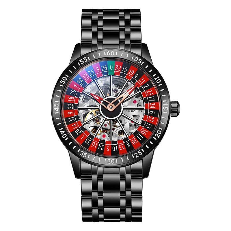 MUKUO Luxury Gambling Rotating Plate Dial Wristwatch - THE CLASSICS #carrollclassics