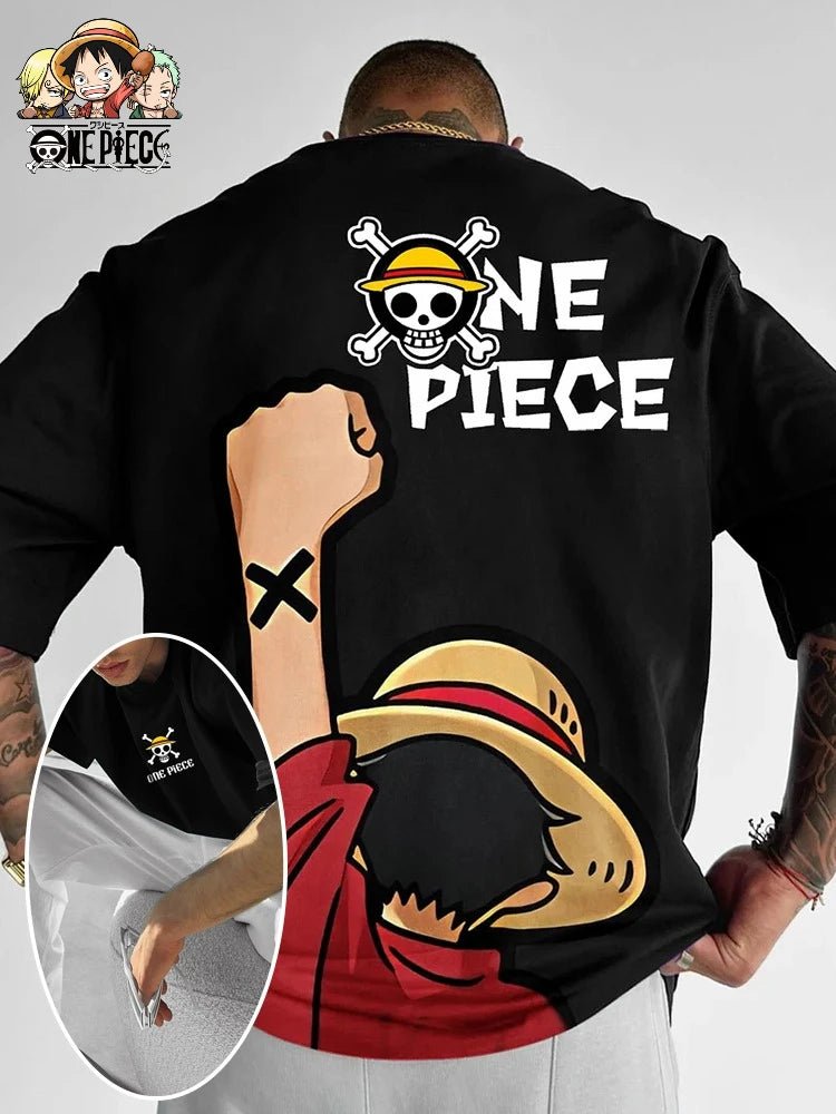 2026 New One Piece Luffy Zoro Graphic Short Sleeve T-shirt