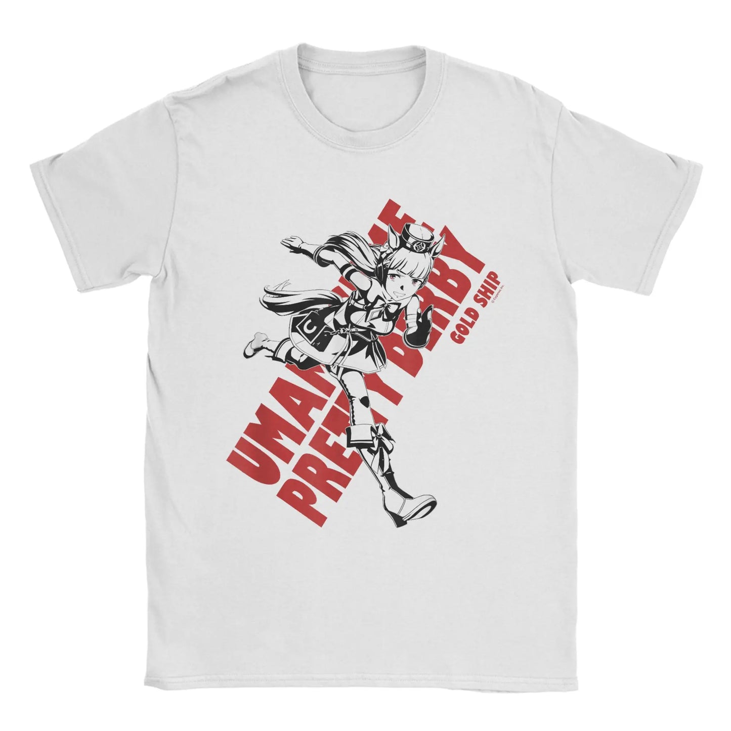 Umamusume Pretty Derby Gold Short Sleeve  T Shirt