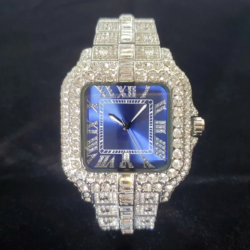 WEISIKAI Luxury Diamond Iced Out Quartz Watch - THE CLASSICS #carrollclassics