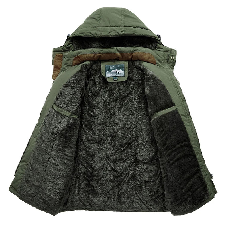 ROUGH STOCK Men's Winter Fleece Lining Outdoor Parka Coat - THE CLASSICS #carrollclassics