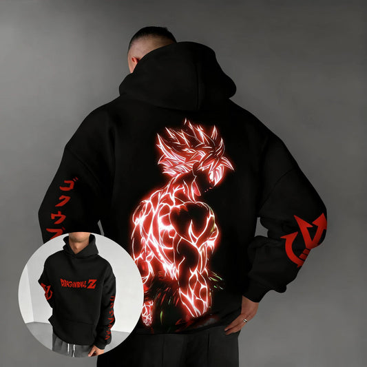 New Dragon Ball Goku Graphic Printed Hoodie Sweatshirt