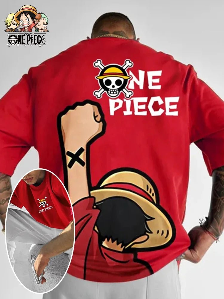 2026 New One Piece Luffy Zoro Graphic Short Sleeve T-shirt