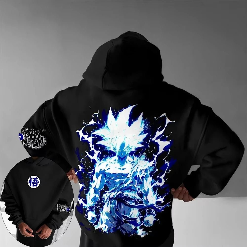 New Dragon Ball Goku Graphic Printed Hoodie Sweatshirt