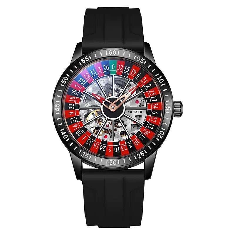 MUKUO Luxury Gambling Rotating Plate Dial Wristwatch - THE CLASSICS #carrollclassics