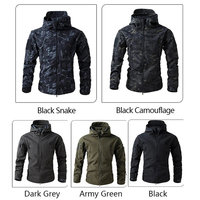 Tactical Men Waterproof Fleece Hooded Camouflage Coat - THE CLASSICS #carrollclassics