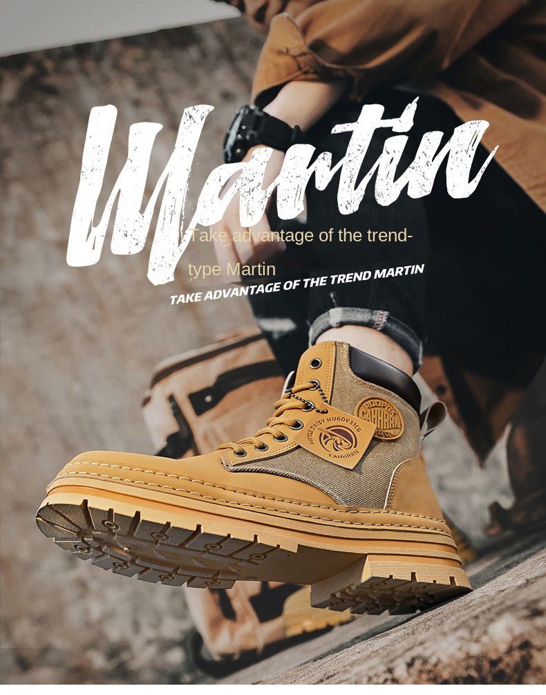 MARTIN CAHHRRN Outdoor Grain Leather Hiking Boots - THE CLASSICS #carrollclassics