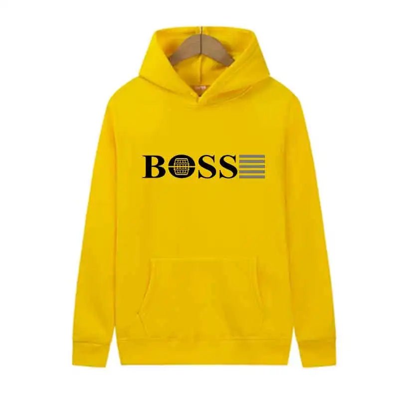 BOSS Fashion Trend Hoodie Casual Streetwear Pullover