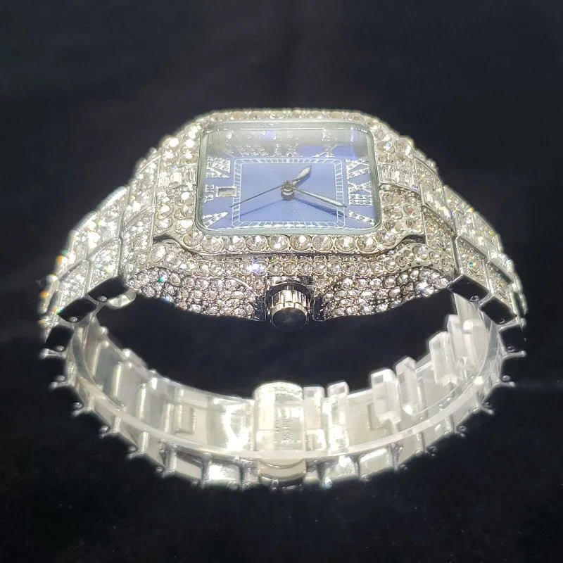 WEISIKAI Luxury Diamond Iced Out Quartz Watch - THE CLASSICS #carrollclassics