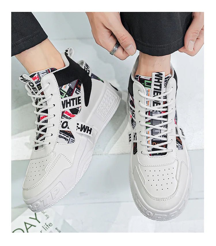Stylish cool streetwear meets retro skateboarding sneakers - level up your style