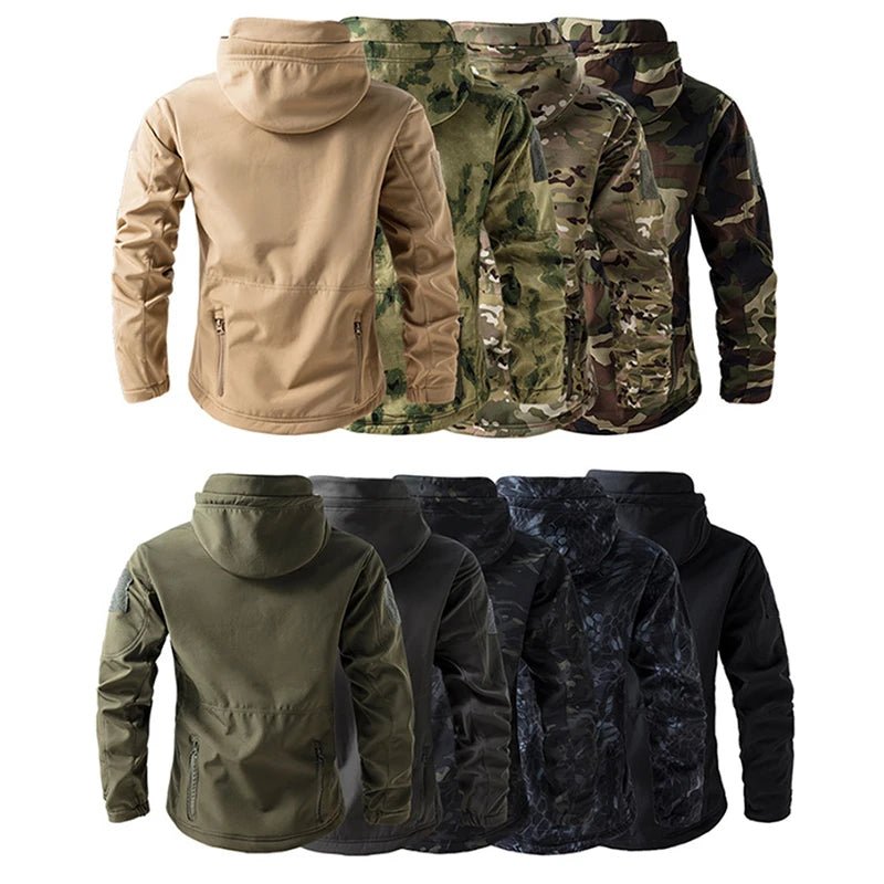Tactical Men Waterproof Fleece Hooded Camouflage Coat - THE CLASSICS #carrollclassics