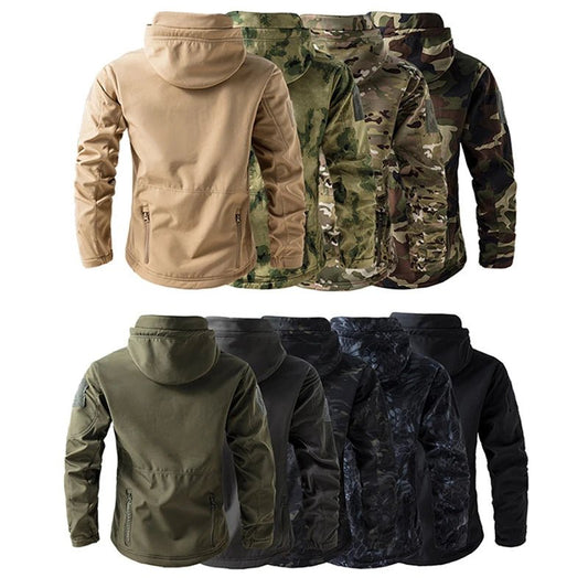 Tactical Men Waterproof Fleece Hooded Camouflage Coat - THE CLASSICS #carrollclassics