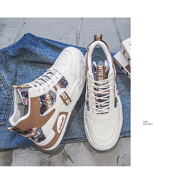 Stylish cool streetwear meets retro skateboarding sneakers - level up your style