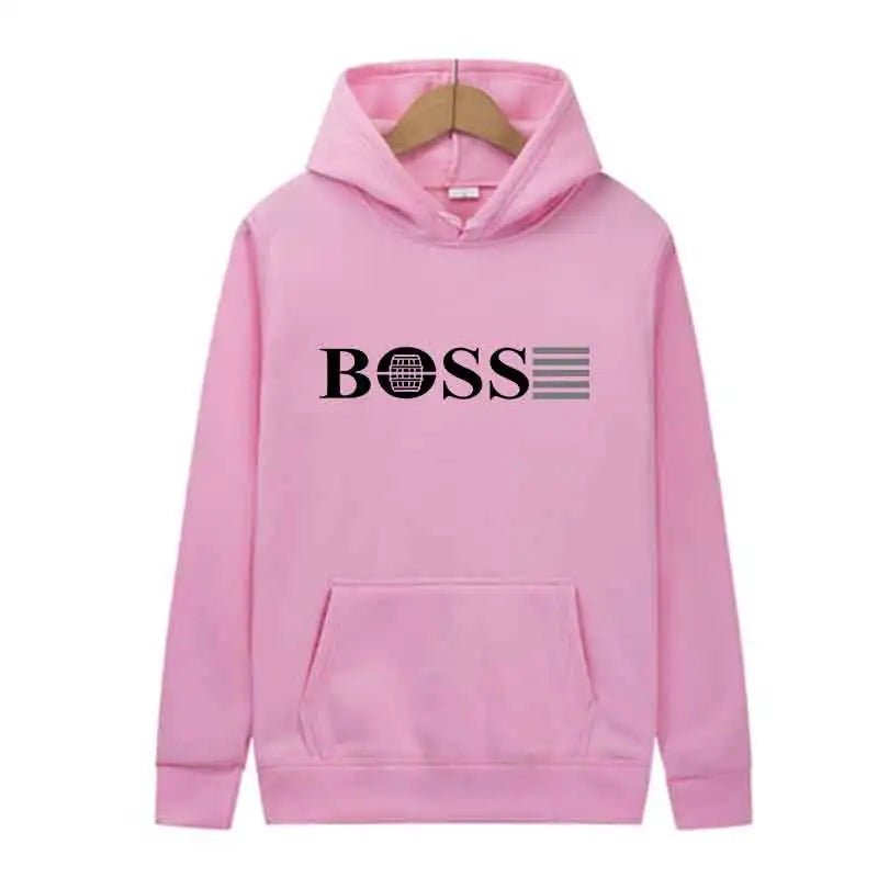 BOSS Fashion Trend Hoodie Casual Streetwear Pullover