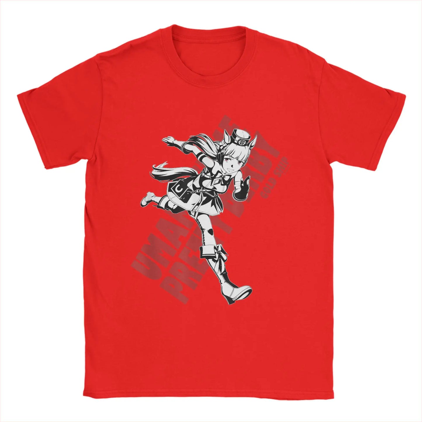 Umamusume Pretty Derby Gold Short Sleeve  T Shirt