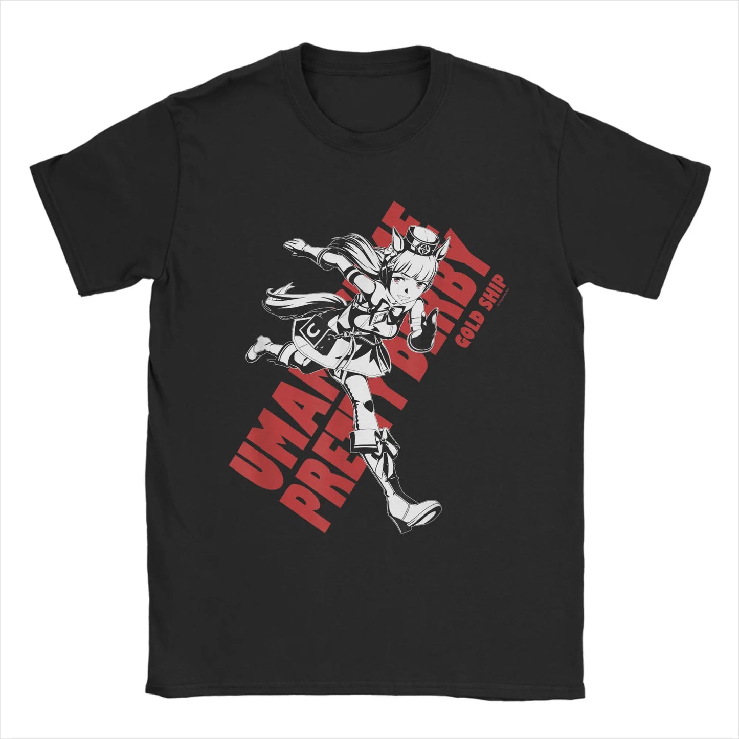 Umamusume Pretty Derby Gold Short Sleeve  T Shirt