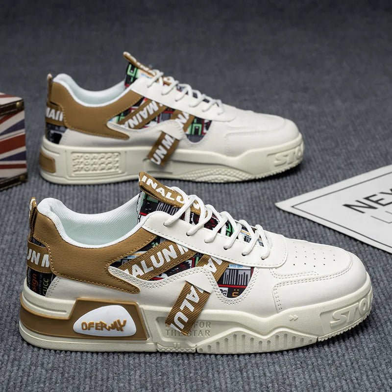 Stylish cool streetwear meets retro skateboarding sneakers - level up your style