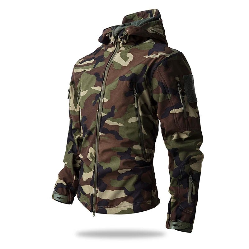 Tactical Men Waterproof Fleece Hooded Camouflage Coat - THE CLASSICS #carrollclassics