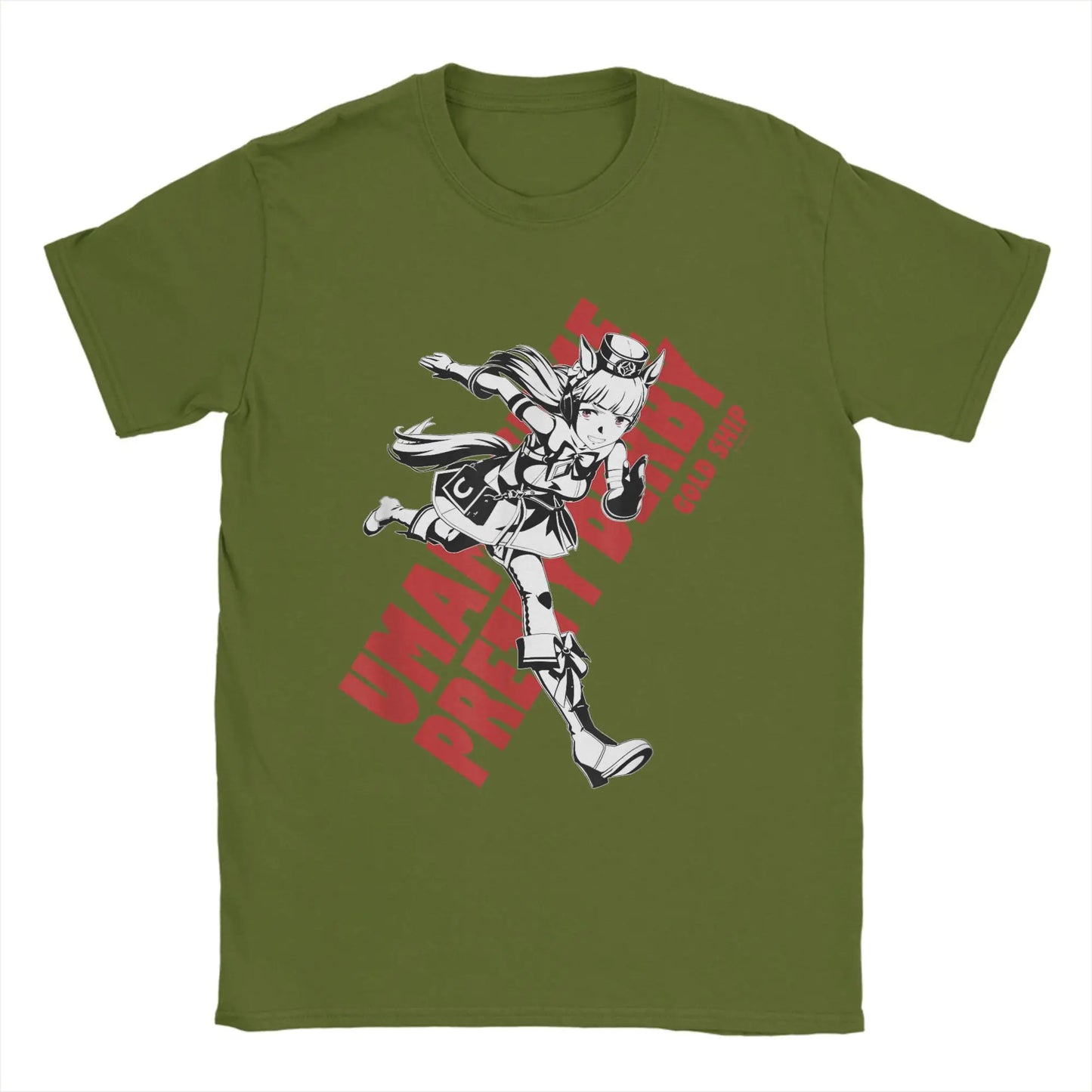 Umamusume Pretty Derby Gold Short Sleeve  T Shirt