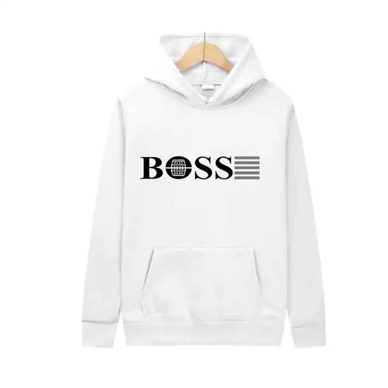 BOSS Fashion Trend Hoodie Casual Streetwear Pullover
