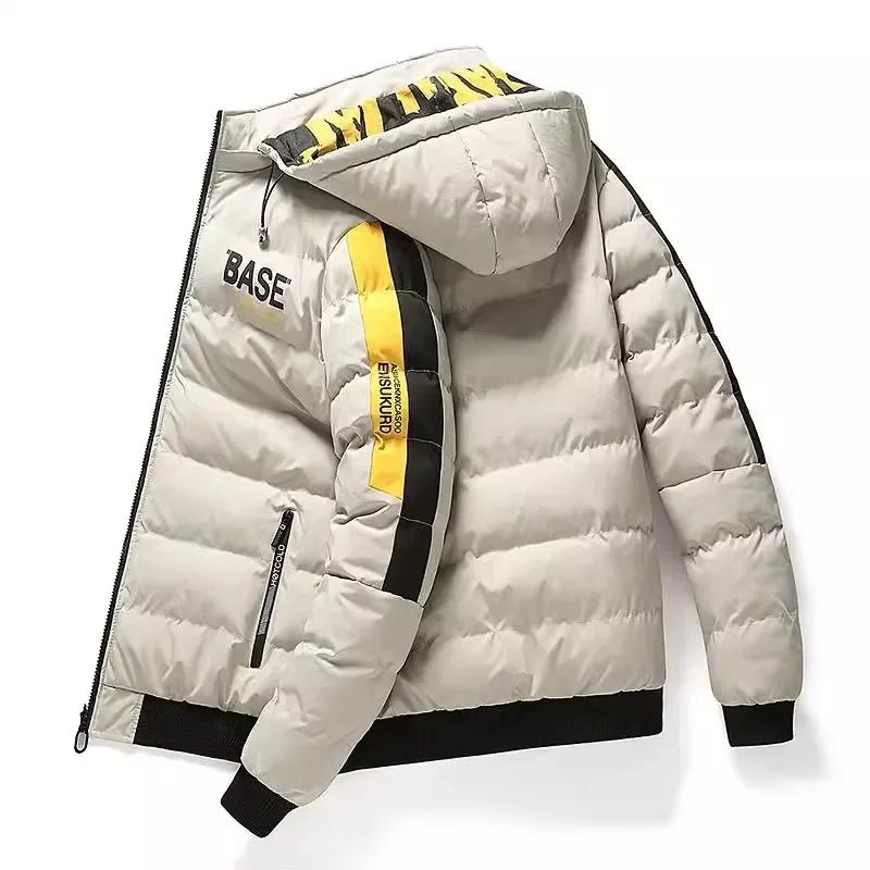 BASE Warm Comfortable Padded Thickened Down Jacket New Double-Sided Removable Hood - THE CLASSICS #carrollclassics