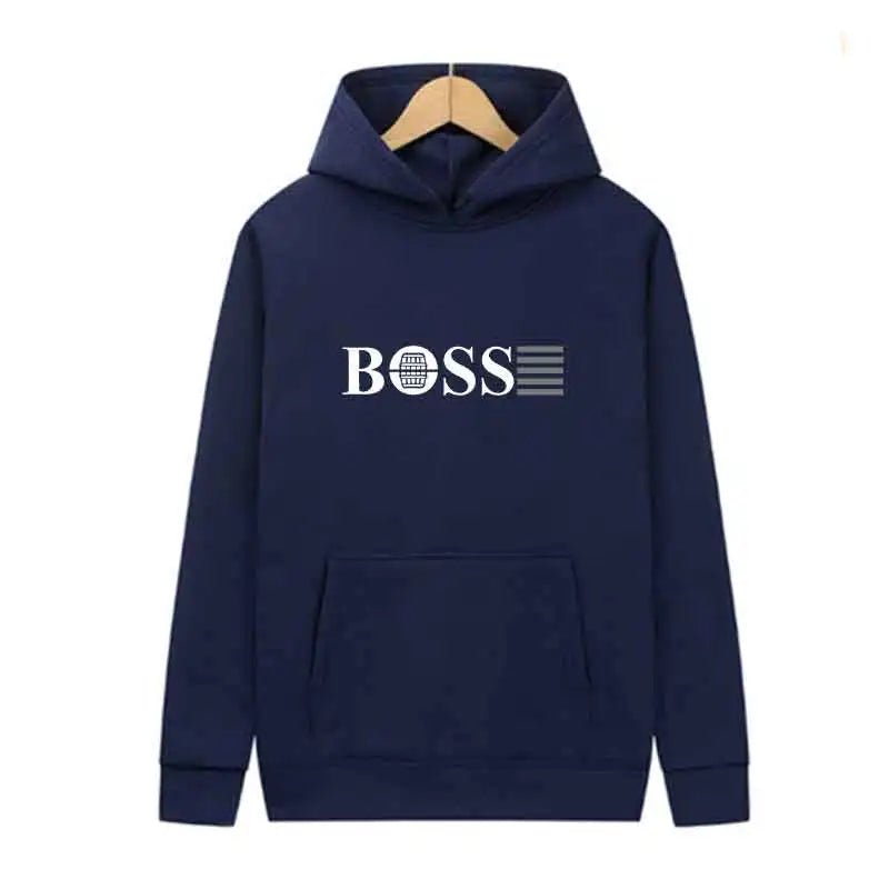 BOSS Fashion Trend Hoodie Casual Streetwear Pullover
