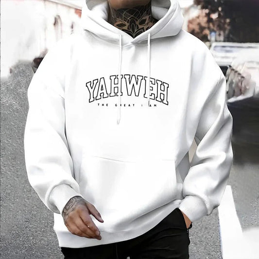 YAHWEH Hoodies The Great I'AM Urban Fashion Trendy Hooded Sweatshirt